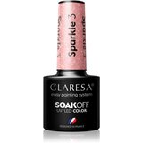Claresa SoakOff UV/LED Color Sparkle gel lak za nohte odtenek 3 5 g Cene
