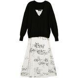 Desigual Haljina crna / bijela Cijene
