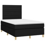  Krevet box spring s madracem crni 120 x 190 cm od tkanine | shoptok.hr