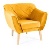  Fotelja Karo 1 BARŠ. - žuta | shoptok.hr