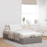 vidaXL Otomanski posteljni okvir brez vzmetnice taupe 100x200 cm blago Cene