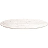  Ploča za stol bijela 90x45x2,5 cm od masivne borovine ovalna | shoptok.hr