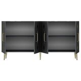 Hanah home komoda dome KB150 anthracite gold | ePonuda.com
