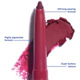 3INA The Automatic Lip Pencil črtalo za ustnice odtenek 390 - Dark Plum 0.35 g | Shoptok.si