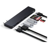 Satechi pro slim tamno crni multiport hub | ePonuda.com