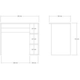 Hanah home radni sto boyce oak