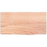  Polica svjetlosmeđa 40 x 20 x 6 cm od obrađene hrastovine | shoptok.hr