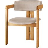 Hanah home Trpezarijska stolica 58x76x49cm Hrast-bež | Eponuda.ba