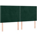  Okvir za krevet bez madraca tamnozeleni 200x200 cm baršunasti | shoptok.hr