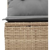  11-dijelni set vrtnih sofa s jastucima bež od poliratana | shoptok.hr