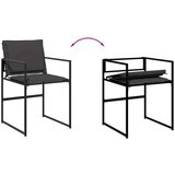  13dijelni vrtni blagovaonski set s jastucima crni od tekstilena | shoptok.hr