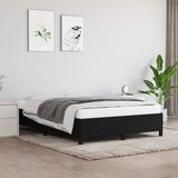 vidaXL Posteljni okvir črna 140x200 cm blago Cene