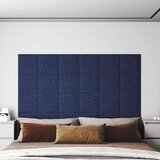  Zidna uzglavlja 12 pcs Plava 30 x 30 cm tkanina | shoptok.hr