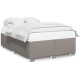  Okvir za krevet bez madraca smeđesivi 140 x 190 cm od tkanine | shoptok.hr