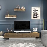 HANNAH HOME Hanah kućni TV komoda Lucy White-Brown Cijene