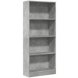 Maison Chic Knjižna omara - Knjižni regal betonsko siva 60x24x143 cm inženirski les, (21726349) | Shoptok.si