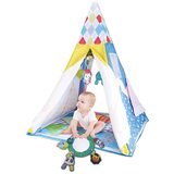  Igralni šotor z ropotuljicami, 110 cm - model pisane pike | Shoptok.si