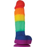 Ns Novelties Colours Pride Edition 5 inch Dildo Rainbow Cene