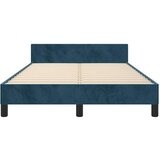  Okvir kreveta bez madraca tamnoplavi 120 x 200 cm baršunasti | shoptok.hr