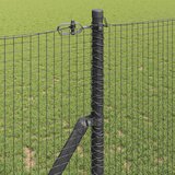  Zavarena žičana ograda za fiksaciju 25 x 1,2 m Siva Mreža | shoptok.hr