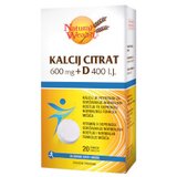 Natural Wealth Kalcij citrat 600mg + D 400 IU Cijene