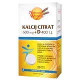 Kalcij citrat 600mg + D 400 IU