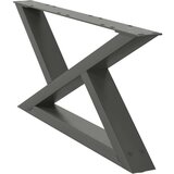  noge kavne mizice 2 kosa antracit 70x(30-31,3) cm jeklo | Shoptok.si