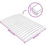 Zamjenske letvice za krevet sa 17 letvica 80x200 cm | shoptok.hr
