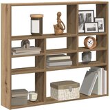  Zidna polica Artisan hrast 90x16x78 cm izrađeno drvo | shoptok.hr