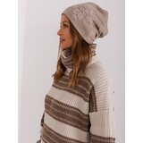 Wool Fashion Italia Cap-AT-CZ-23250.01P-dark beige | Shoptok.si