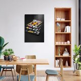 WALLXPERT Dekorativna slika od kaljenog stakla 50 x 70 cm - Višebojna | Eponuda.com