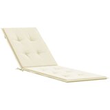 vidaXL Blazina za ležalnik krem (75+105)x50x3 cm | Shoptok.si