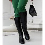 Gemre Black boots with decorative buckle Sydney | shoptok.hr