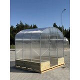  Modularni čelični plastenik Flora,8 mx2.64m, polikarbonat 4 mm , razmak između lukova 1m, s povi&amp;scaron;enim gredicama Slike