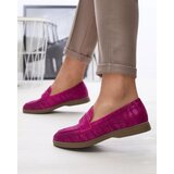 Resti Fuchsia openwork women's moccasins with shiny finish Idesa - Footwear | shoptok.hr