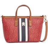Tommy Hilfiger Ročne torbice Th Monoplay Mini Tote Stripe Le Rdeča Cene