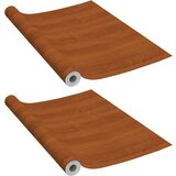  Samolepilne folije za vrata 2 kosa svetli hrast 210x90 cm PVC, (20756233) | Shoptok.si
