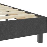 vidaXL Krevet od tkanine s oprugama tamnosivi 200 x 200 cm | shoptok.hr