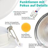 WONDLUMI set 6 led vgradnih zatemnljivih reflektorjev - 9,5 cm odprta embalaža | Shoptok.si