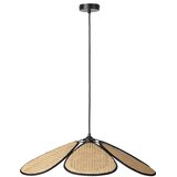 Osram Viseći luster na sajli DECOR RATTAN 1xE27/15W/230V, prečnik 69 cm, bež/crna | Eponuda.com