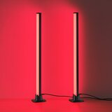 Trio Leuchten Črna namizna svetilka z LED z daljinskim upravljalnikom in RGB - Arnold | Shoptok.si