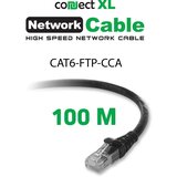 Connect Xl Mrežni FTP kabl, CAT6, CCA, 100 met. - Cat6e FTP CCA (dark gray), Sivi | Eponuda.ba