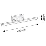 Rabalux silas led zidna led 12W, bronza, IP44 kupatilska rasveta | Eponuda.com