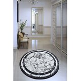 Conceptum Hypnose tepih Marmor , Ø120cm, Crno-beli Cene