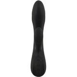XouXou električni vibrator s klitorisnom polugom na baterije (crni) | shoptok.hr