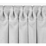  Curtain CARMENA color creamy style classic dragon tape transparent 7.5 cm with fringe 3 cm braid 150x270 HOMEDE | shoptok.hr