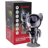 Manta LED zvjezdani 360 projektor Astronaut CHROME sa satom, daljinski HW-STAR02 | shoptok.hr