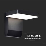  Spoljašnje zidno fleksibilno LED svetlo, 17 W, 230 V, IP65, 4000 K, crno | Eponuda.com