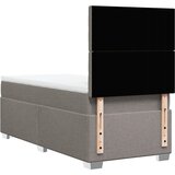  Krevet s oprugama i madracem smeđesivi 100 x 200 cm od tkanine | shoptok.hr