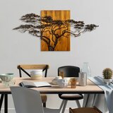 Wallity acacia tree - 329-A multicolor decorative wooden wall accessory cene